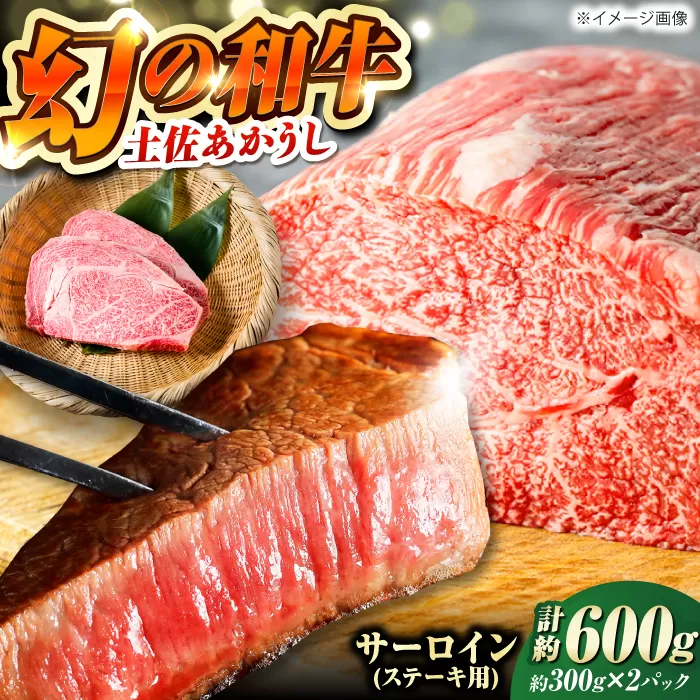 土佐あかうし サーロイン　ステーキ用 約300g×2パック/牛肉 国産 和牛 高知 牛肉 にく【株式会社Dorago】 [ATAM042]