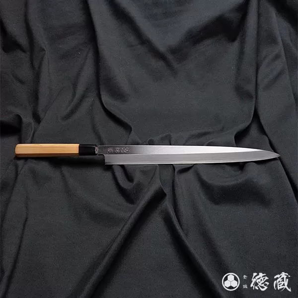 土佐打ち刃物 柳刃包丁 330mm 片刃 上白鋼 イチイ八角柄 徳蔵オリジナル 【27004】【グレイジア株式会社】[ATAC087]