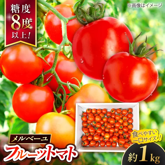 【先行予約】 高知県高知市 フルーツトマト メルベーユ 約1kg 〈2025年12月中旬頃〜発送〉 / 高糖度 トマト とまと フルーツトマト 野菜 【株式会社　四国健商】 [ATAF071]