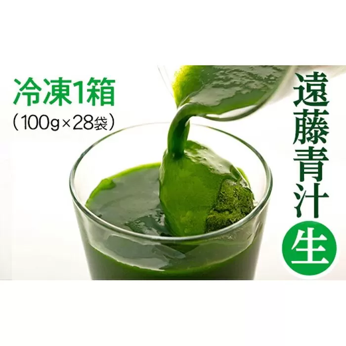 遠藤青汁【生】冷凍1箱（100ｇ×28袋） | 健康 美容 乳酸菌 ケール
