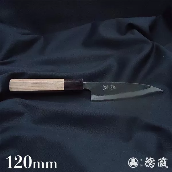 土佐黒打ち刃物 小柳包丁 120mm | 両刃 白紙1号 胡桃八角 徳蔵オリジナル【37002】 【グレイジア株式会社】 [ATAC105]