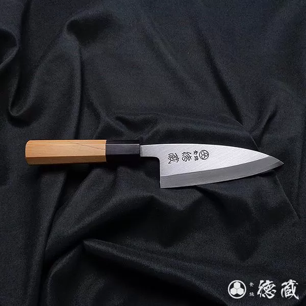 土佐打ち刃物 出刃包丁 120mm 片刃 上白鋼 イチイ八角柄 徳蔵オリジナル 【27018】【グレイジア株式会社】[ATAC098]