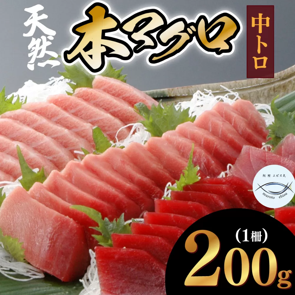 天然本マグロ　中トロ　１柵（２００ｇ）