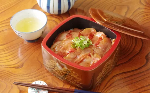 室戸ルビー丼！初音の金目鯛の漬け丼