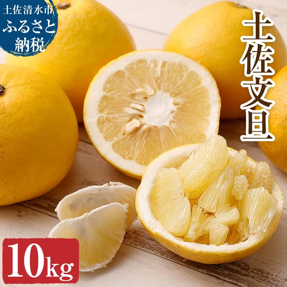 【令和８年発送】オレンジ園の土佐文旦10kg 柑橘 フルーツ みかん ザボン ぶんたん デザート 高知名物 美味しい 果物 珍しい 甘い 酸味【R01089】