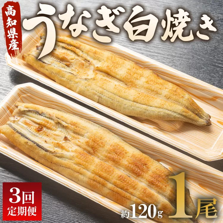 うなぎ 定期便 3回 うなぎ白焼き120g 1尾(無頭) うなぎ 魚介 国産 海鮮 魚 かばやき 鰻 ウナギ 惣菜 おかず お手軽 加工品 加工食品 冷凍 Wun-0032