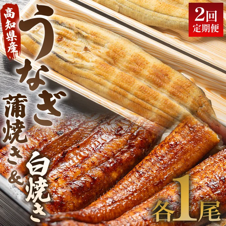 うなぎ 定期便 2回 うなぎ 蒲焼き 白焼き セット 120g 各1尾(無頭) 魚介 国産 海鮮 魚 かばやき 鰻 ウナギ 惣菜 おかず お手軽 しらやき 加工品 加工食品 冷凍 Wun-0101
