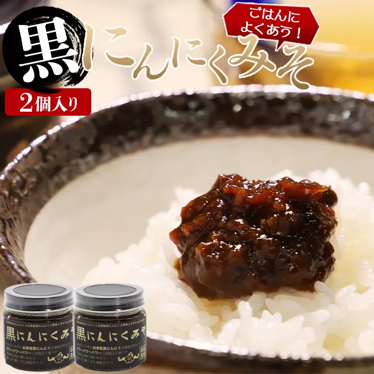 南国農家 ごはんによくあう！黒にんにくみそ2個入り ng-0008