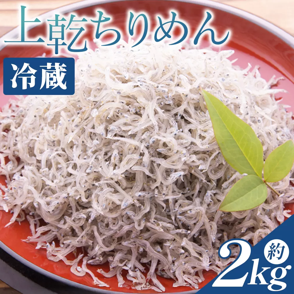 【冷蔵】上乾ちりめん 約2kg - 国産 ちりめん しらす シラス 稚魚 魚介 魚 海産物 天日干し 釜茹で ドロメ サラダ 和え物 アレンジ 料理 ご飯のお供 三浦屋海産 高知県 香南市 冷蔵 mu-0016