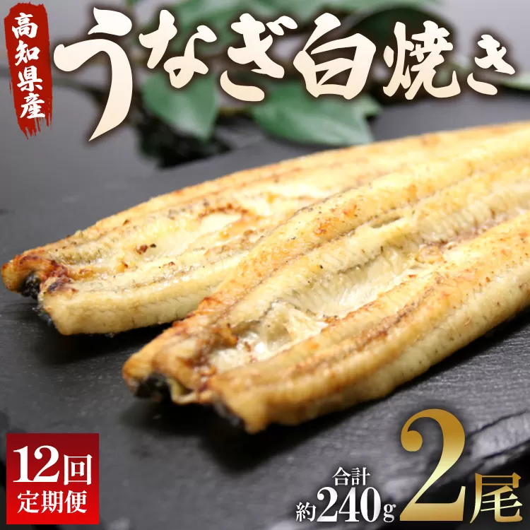 うなぎ 定期便 12回 うなぎ白焼き120g 2尾(無頭) 魚介 国産 海鮮 魚 かばやき 鰻 ウナギ 惣菜 おかず お手軽 加工品 加工食品 冷凍 Wun-0038