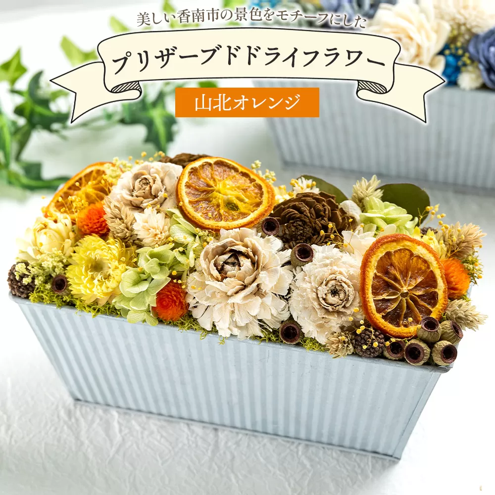 ドライフラワー プリザーブドライフラワー 山北オレンジ - 花雑貨 SOU flower アレンジメントフラワー インテリア おしゃれ 可愛い 記念日 誕生日 母の日 プレゼント 贈り物 ギフト sf-0002