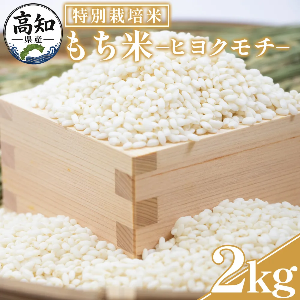 【令和8年産】高知県香南市産 特別栽培米 もち米 2kg - 国産 餅 モチ もちもち おもち おこわ おはぎ 赤飯 米 お米 アレンジ 調理 高知県 香南市 常温 nu-0017