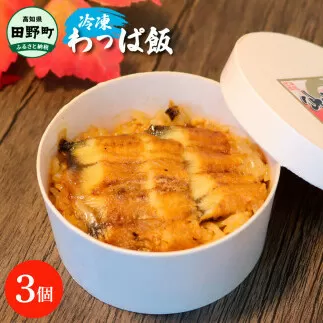 【ふるさと納税】★四国一小さなまち★田野町産うなぎのわっぱ飯3個セット 鰻 うなぎ ウナギ お弁当 ご飯 ごはん めし わっぱめし 手軽 簡単 レンジ ふっくら 美味しい グルメ 和食 お取り寄せ 冷凍 配送 高知県 田野町 ふるさとのうぜい 故郷納税 返礼品