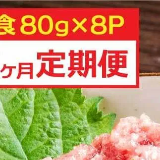 《2ヶ月定期便》まぐろのネギトロ1食80g×8P (約640g）海鮮 ネギトロ丼 まぐろたたき 海鮮丼 そぼろ 寿司 軍艦巻き 手巻き寿司 便利 かんたん 自然解凍 個食 冷凍配送 小分け お手軽