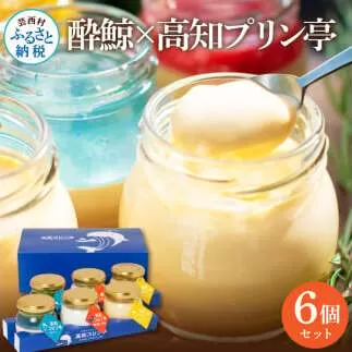 TKA019　【CF-R5frp】 酔鯨×高知プリン亭セット6個入り