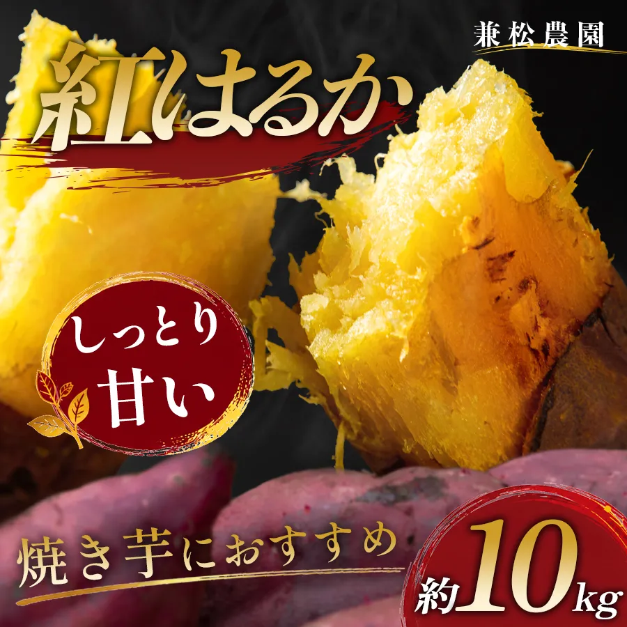 さつまいも 熟成 紅はるか 約10kg 国産 焼き芋 焼芋 やきいも しっとり 蜜芋 芋 おいも サツマイモ さつま芋 べにはるか スイーツ おやつ 産地直送 栽培期間中農薬不使用 高知県 大月町産