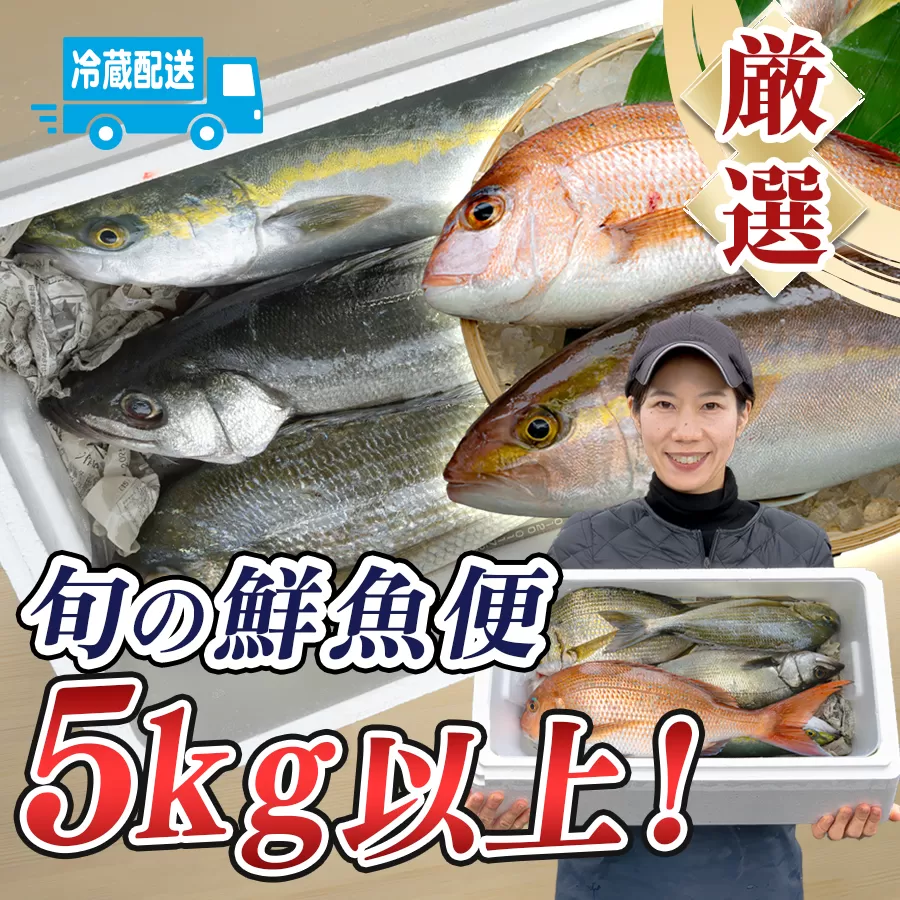 鮮魚 5kg～ 鮮魚ボックス 詰め合わせ 刺身 刺し身 さしみ 海鮮丼 寿司 鮮度抜群 産地直送 海の幸 海鮮 魚介 新鮮 厳選 ギフト お取り寄せ おすすめ 人気 お中元 お歳暮 高知県産