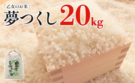 令和6年産「乙女のお米」夢つくし　２０kg