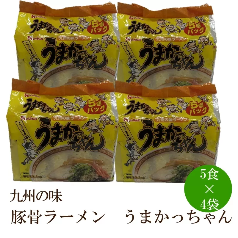 九州の味豚骨ラーメンうまかっちゃん20食セット【001-0332】