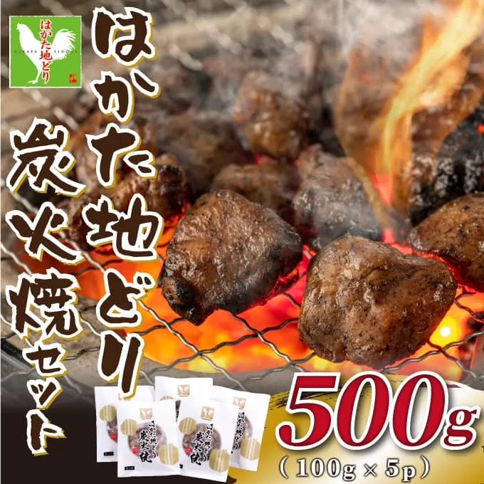 はかた地どり炭火焼セット500g（100g×5p）【014-0050】