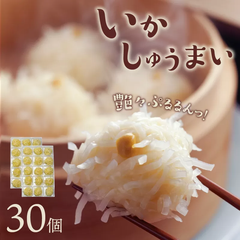 艶々ぷるるんっ！いかしゅうまい　30個【001-0081】