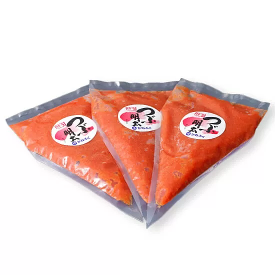 かねふく チューブ明太子 1.5kg (500g×3個)	