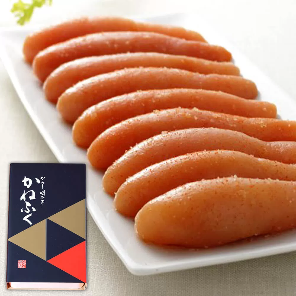 かねふく＜無着色＞辛子明太子 一本物 400g×1箱