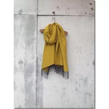 ito to iro 手染め・手織り仕上 シルクウール35% 網代斜紋 ストール【B】 ファッション小物