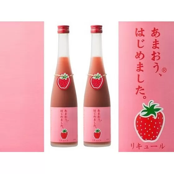 あまおう梅酒　500ml×2本　＜篠崎＞ お酒 洋酒 リキュール類 