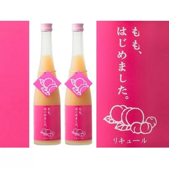 もも梅酒　500ml×2本　＜篠崎＞ お酒 洋酒 リキュール類 