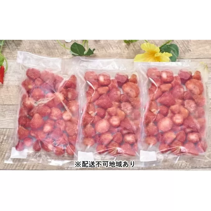 福岡産 ブランド いちご・あまおう（冷凍）500g×3袋【配送不可：離島】 果物類 苺 イチゴ 