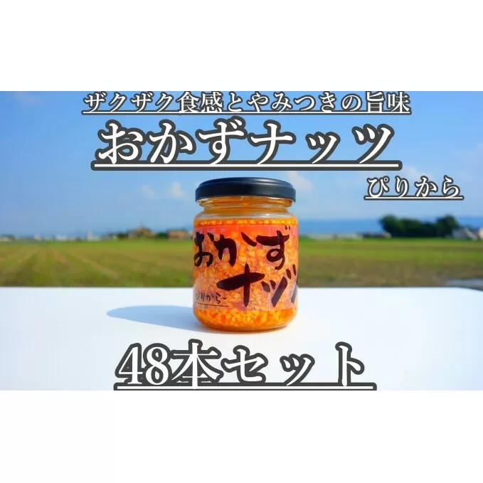 おかずナッツ ぴりから 110g×48本 瓶詰 調味料 