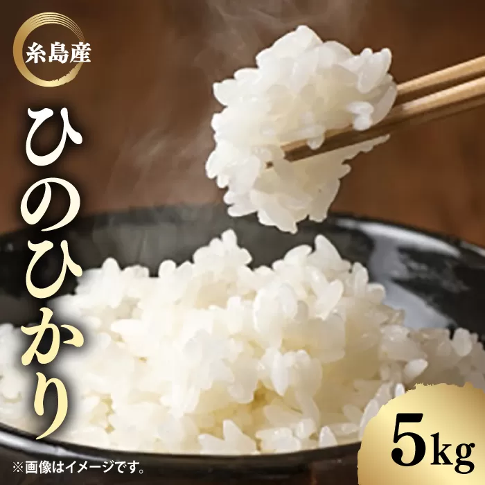 ＼令和6年産／糸島産 ひのひかり 5kg 糸島市 / 糸島ファーム青空 [ASM003] 白米 ヒノヒカリ