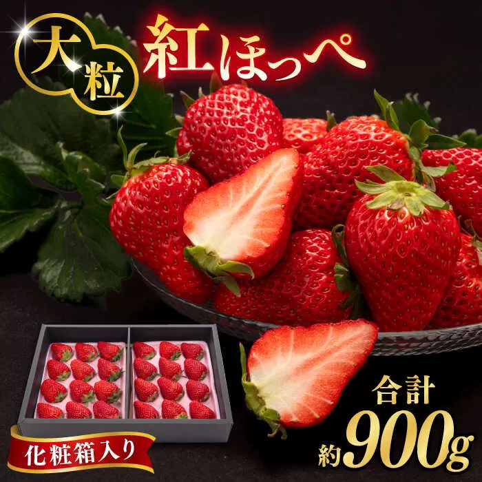 糸島産 紅ほっぺ 800-900g 糸島市 / 平山農園 [AXN001]