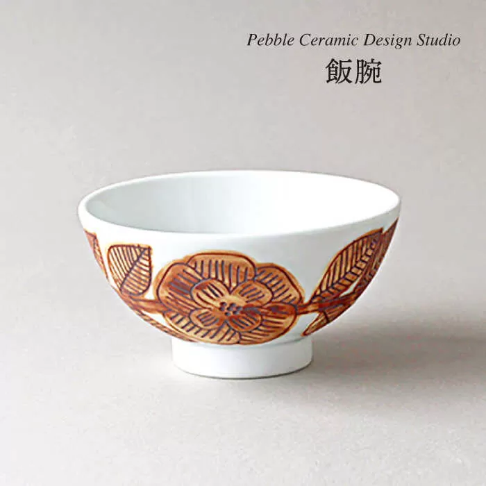 飯碗 《糸島》【pebble ceramic design studio】[AMC020]