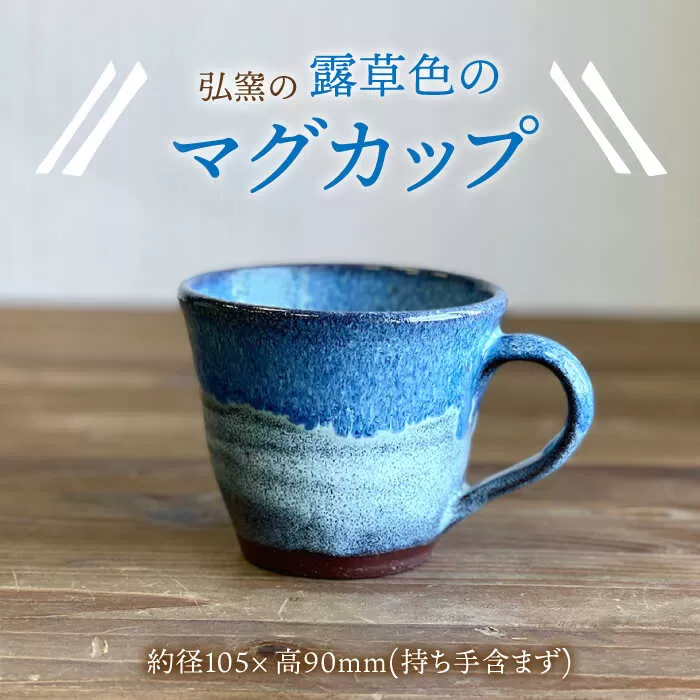 マグカップ （ブルー）糸島市 / 弘窯（林 国弘）【いとしまごころ】 [ASZ006]