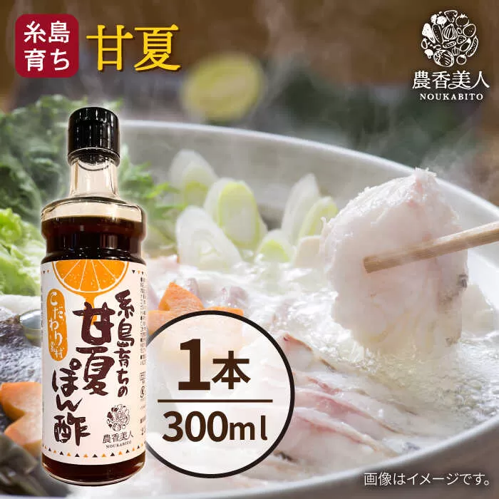 糸島そだちの 甘夏 ぽんず 300ml 糸島市 / 農香美人 [AAG051]