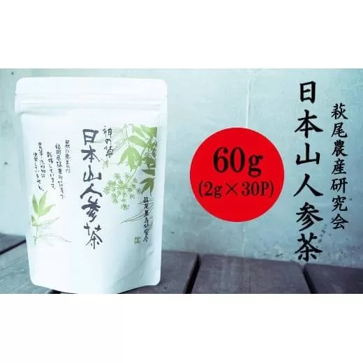 日本山人参茶 60ｇ（2ｇ×30Ｐ）お茶 TZ001