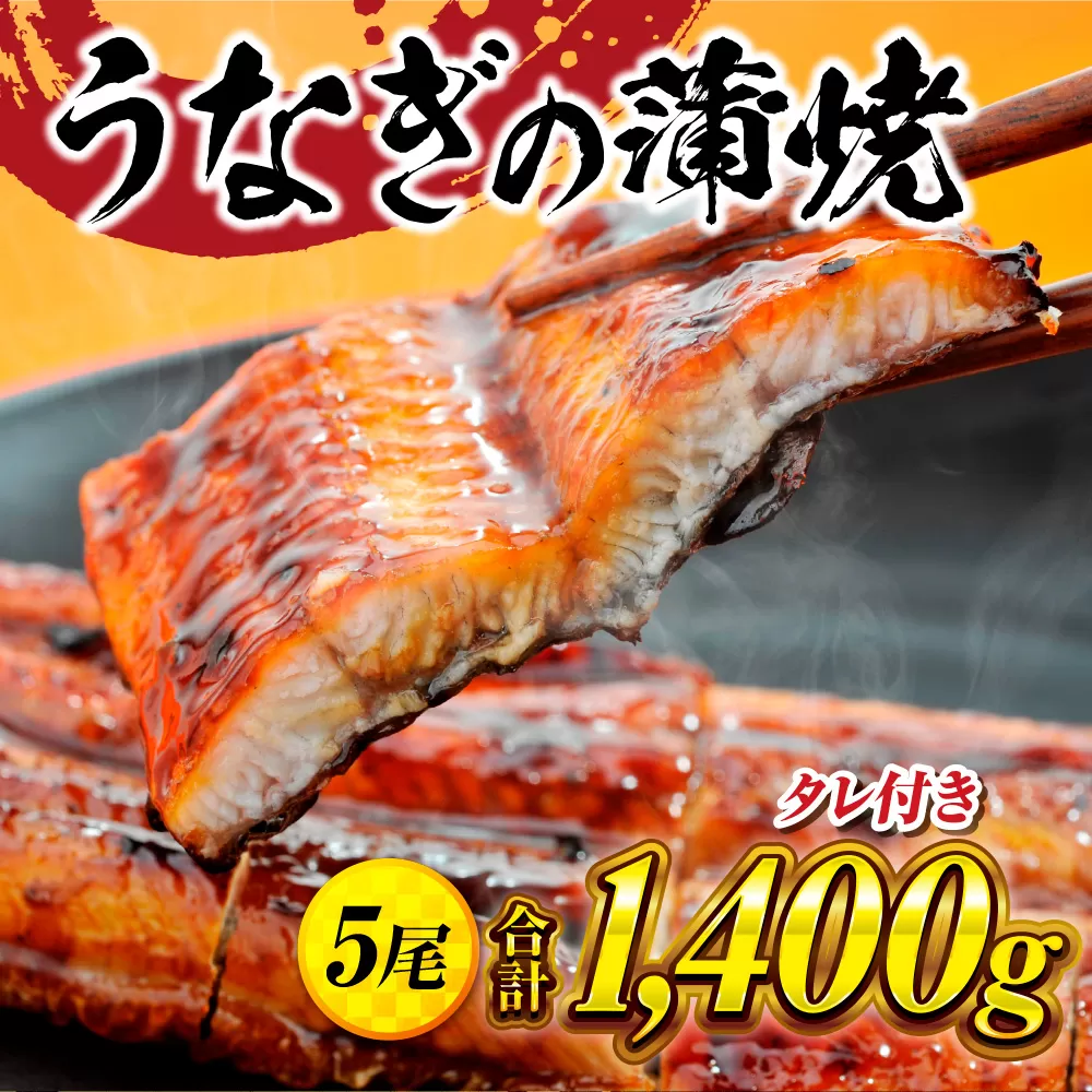 うなぎの蒲焼５尾 タレ付き（４本） YZ004 