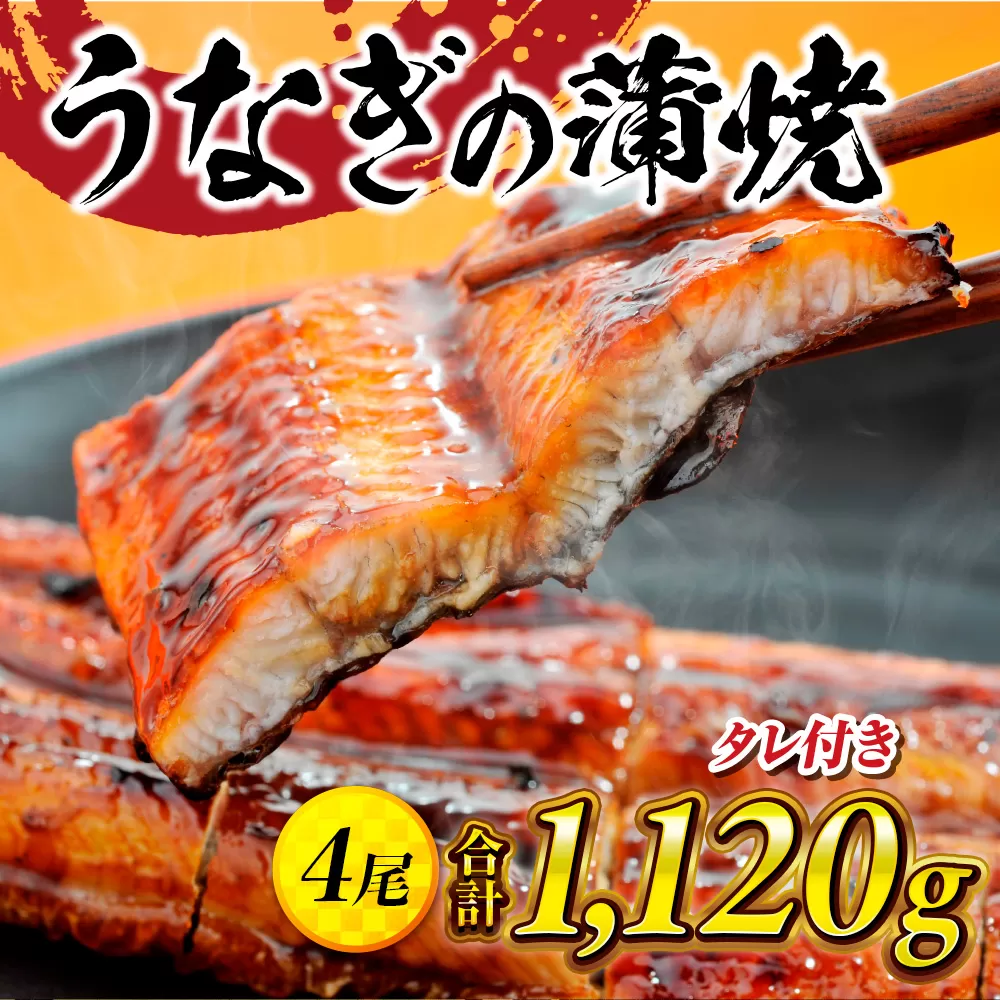 うなぎの蒲焼４尾 タレ付き（３本） YZ003 