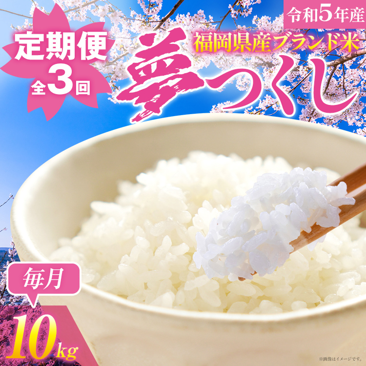 福岡県産 夢つくし 玄米30kg 3袋 （令和5年産予約受付】イチゴ
