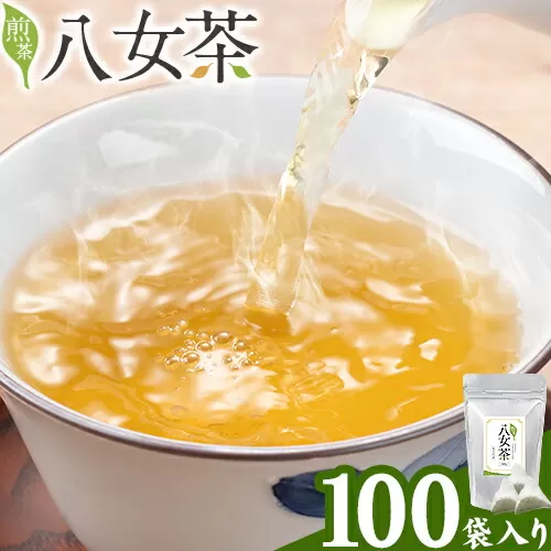 八女茶 ティーバッグ 200g 100パック 入り《30日以内に出荷予定(土日祝日除く)》福岡県 鞍手町 八女産 煎茶 日本茶 水出し 冷茶 送料無料