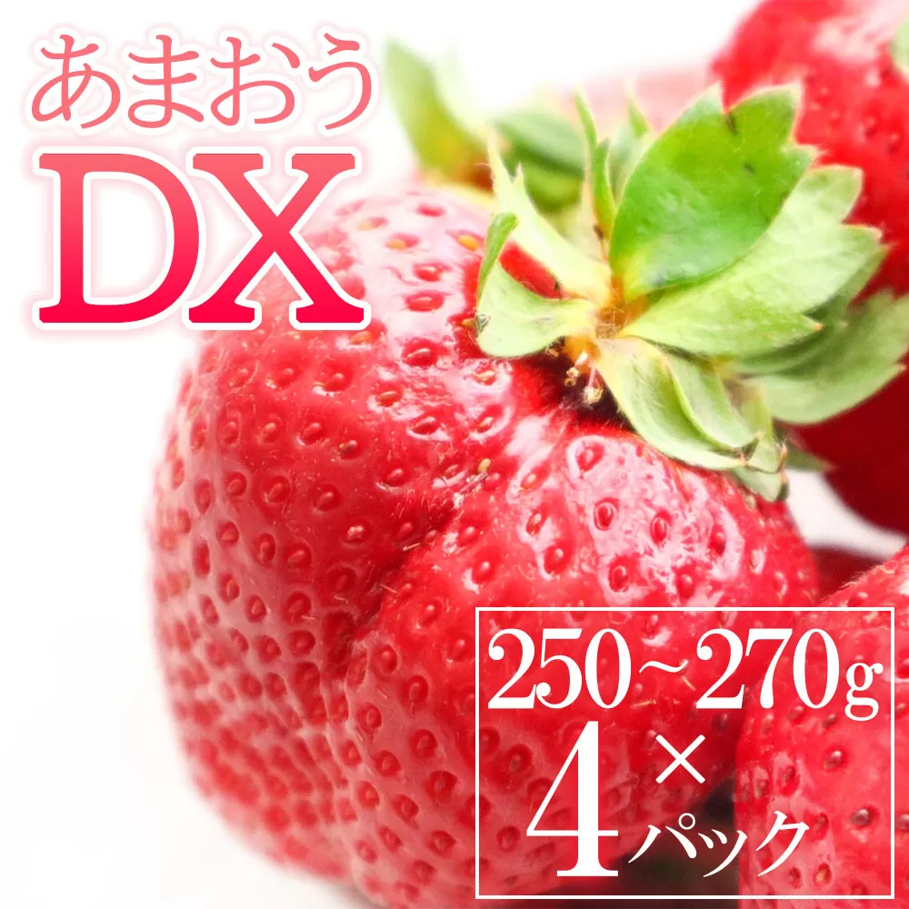 3LA1 【先行予約／2027年出荷】あまおうデラックス（4パック）