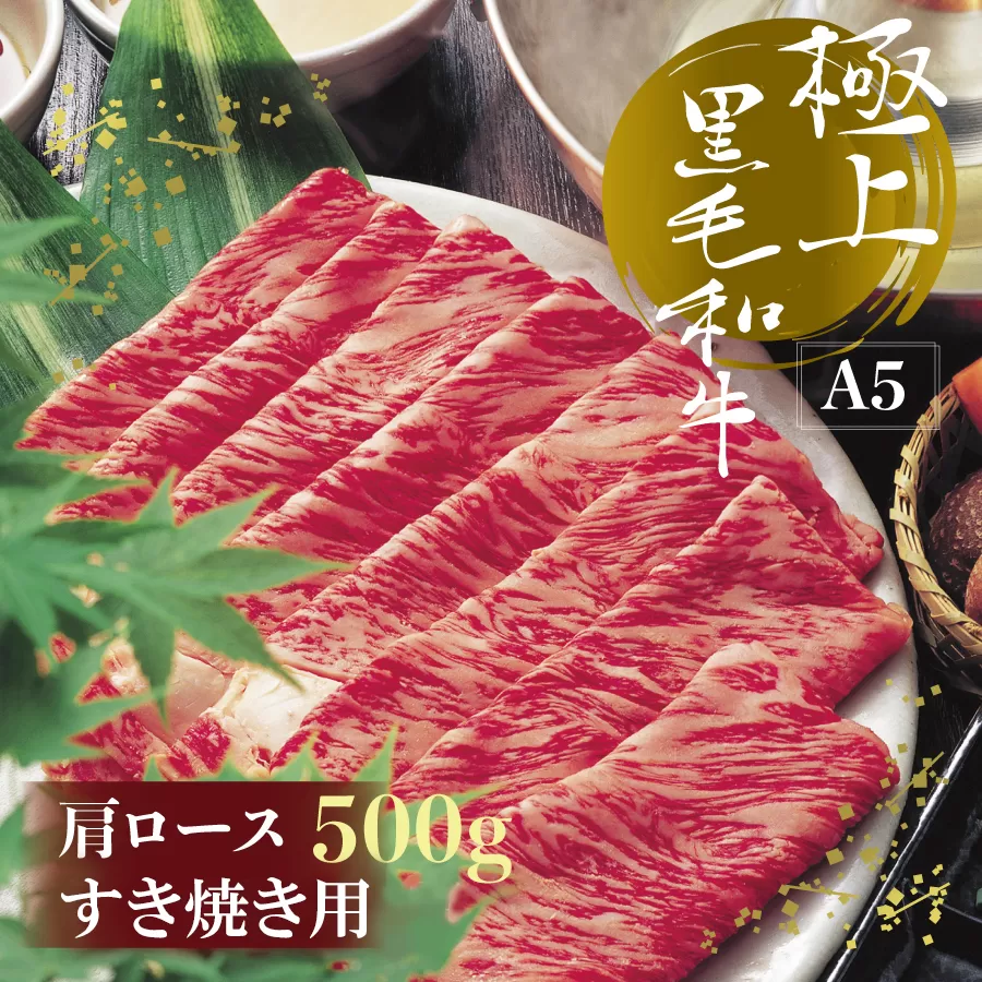 2V9 A5等級　博多和牛肩ロースすきやき用500ｇ