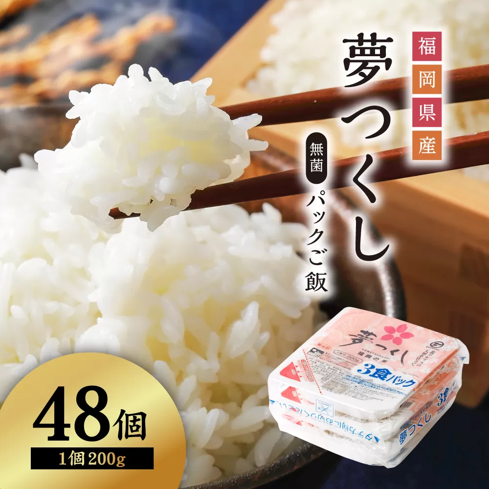 3Y2 【数量限定】 夢つくし パックご飯 （48個）