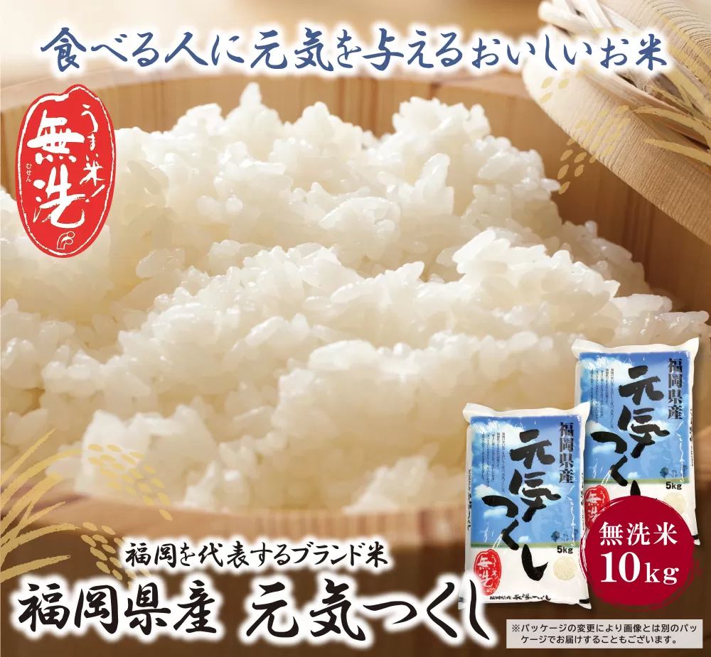 福岡の人気銘柄!!無洗米 福岡県産・元気つくし10kg 無洗米 むせんまい 米 コメ 10kg キャンプ 研がなくていい  5kg×2 TWR 10キロ 箱入り 手間なし カンタン 簡単 福岡 元気つくし 元気づくし 手軽 リピート 日時指定 ギフト お中元 お歳暮 手にやさしい 時短 コスパ 福岡県限定銘柄 人気上昇中	