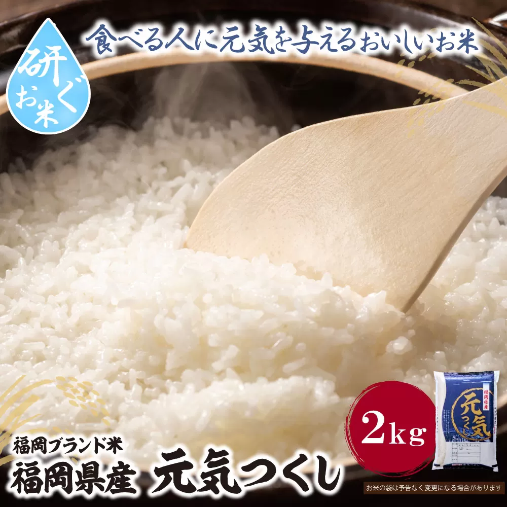研ぐお米 元気つくし2kg
