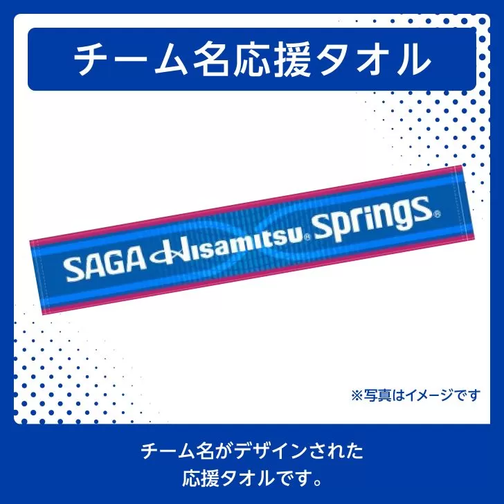 SAGA久光スプリングス チーム名応援タオル：B105-020