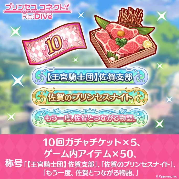 【ふるさと納税限定】Cygames プリコネR ゲーム内アイテムセット【cyg3】：B600-003