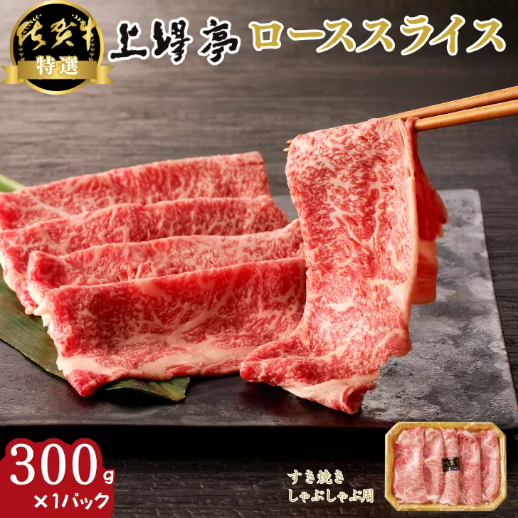 特選佐賀牛 ローススライス 300g：B185-012